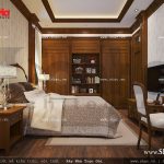 Mẫu nội thất phòng ngủ khách sang trọng sh nop 0111