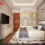 Mẫu nội thất phòng ngủ 2 cổ điển đẹp sh nop 0110