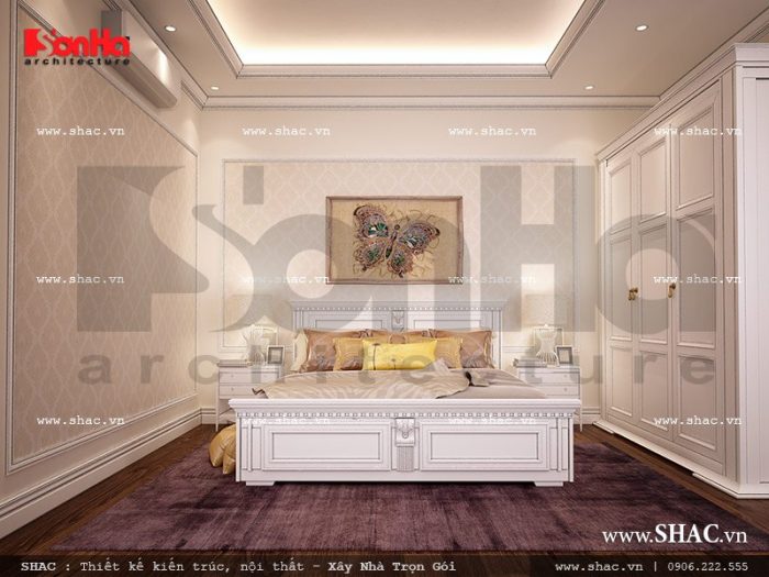 Thiết kế nội thất phòng ngủ 4 hiện đại sang trọng sh nod 0157