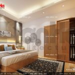 Mẫu thiết kế nội thất phòng ngủ 2 view1 khách sạn mini cổ điển đẹp sh ks 0027