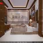 Thiết kế nội thất phòng ngủ ông bà sh nop 0111