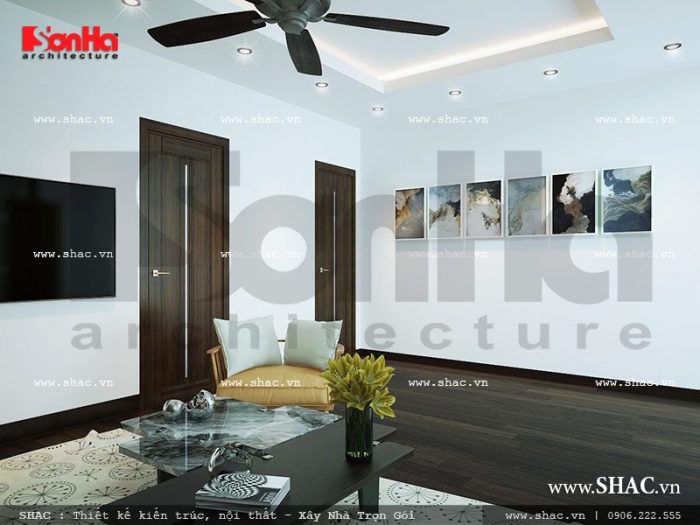 Mẫu thiết kế nội thất phòng sinh hoạt chung đẳng cấp sh nod 0157