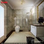 Mẫu thiết kế phòng vệ sinh 2 sh btp 0092
