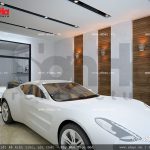 Thiết kế gara nhà ống hiện đại sh nod 0157