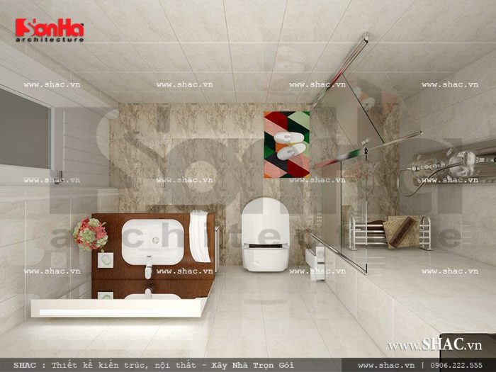 Mẫu thiết kế nội thất phòng tắm đẳng cấp sh nod 0157