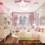 Mẫu nội thất phòng ngủ con gái cổ điển Pháp sh nop 0110