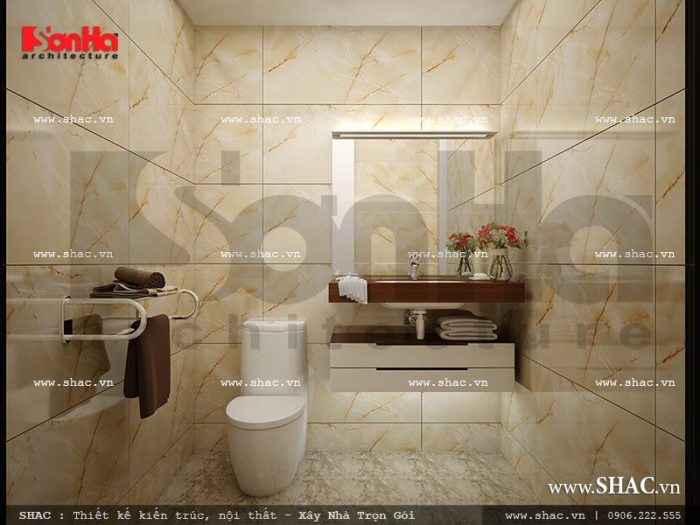 Thiết kế nội thất phòng tắm hiện đại sang trọng sh nod 0157