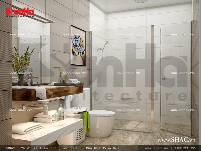 Mẫu thiết kế nội thất phòng tắm 4 hiện đại sang trọng sh nod 0157