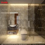 Mẫu thiết kế nội thất phòng wc tầng 3 sh nop 0113