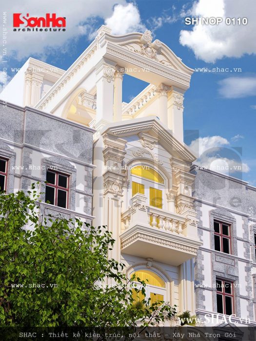 Mẫu nhà ống cổ điển Pháp đẳng cấp sh nop 0110