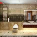 Mẫu thiết kế nội thất phòng wc tầng 4 sh nop 0113