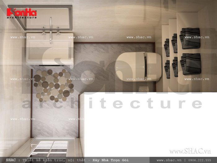 Mẫu nội thất vệ sinh tầng trệt sh nop 0110