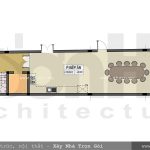 Mặt bằng công năng tầng 2 nhà ống cổ điển Pháp sang trọng sh nop 0114