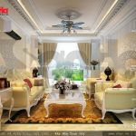 Mẫu nội thất phòng khách cổ điển đẹp lịch lãm sh nop 0110