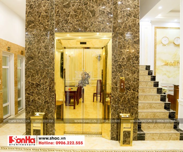 5 Ảnh thực tế nội thất sảnh thang khách sạn 2 sao đẹp tại quảng ninh sh ks 0026
