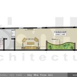 Mặt bằng công năng tầng 3 nhà ống cổ điển Pháp sang trọng sh nop 0114