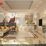 Mẫu thiết kế quầy lễ tân khách sạn mini cổ điển đẹp sh ks 0027