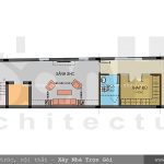 Mặt bằng công năng tầng 4 nhà ống cổ điển Pháp sang trọng sh nop 0114