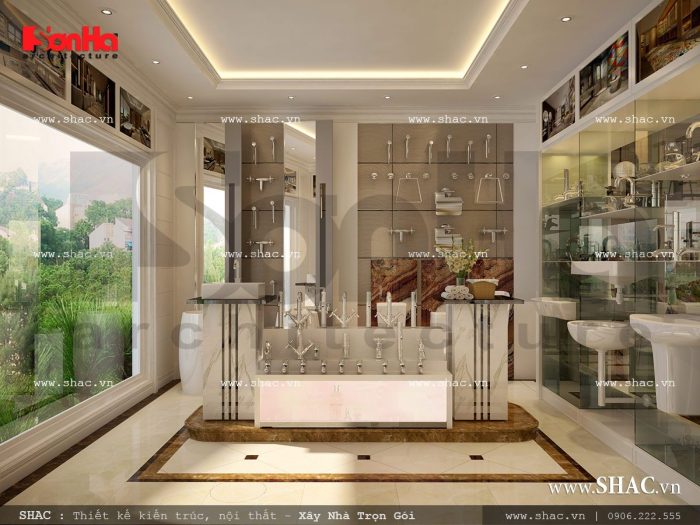 Thiết kế mẫu showroom thiết bị vệ sinh sh btp 0092