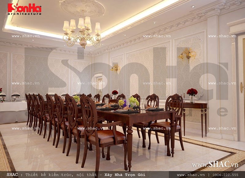 Thiết kế nội thất phòng ăn VIP 1 tiệc cưới nhà hàng sang trọng sh bck 0042