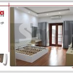 Ảnh nội thất phòng ngủ bố mẹ nhà phố sau cải tạo tại Hải Phòng sh nop 0109
