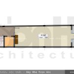 Mặt bằng công năng tầng 6 nhà ống cổ điển Pháp sang trọng sh nop 0114