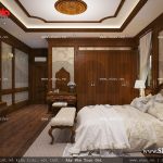 Nội thất phòng ngủ bố mẹ phong cách cổ điển sh nop 0111