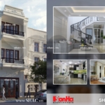 Mẫu thiết kế nhà ống pháp 3 tầng sh nop 0109