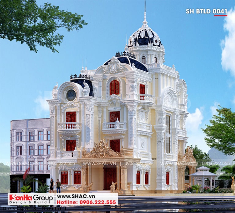 biệt thự 4 tầng Pháp biệt thự 4 tầng Pháp