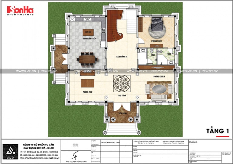 biệt thự 4 tầng Pháp biệt thự 4 tầng Pháp