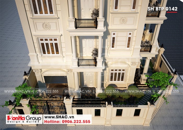 biệt thự 4 tầng Pháp biệt thự 4 tầng Pháp