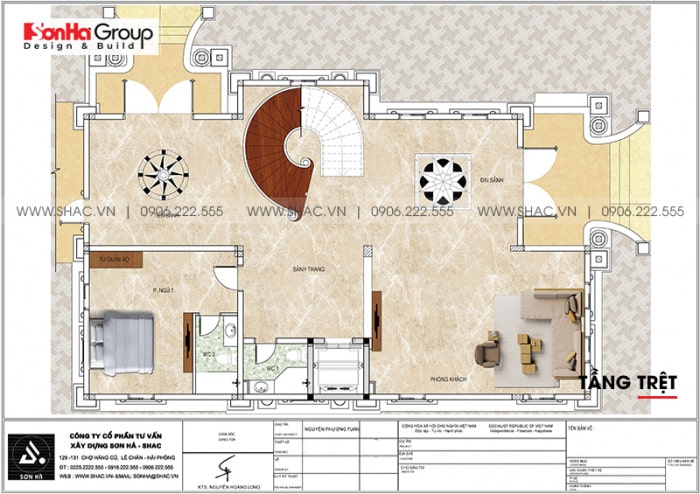 biệt thự 4 tầng Pháp biệt thự 4 tầng Pháp