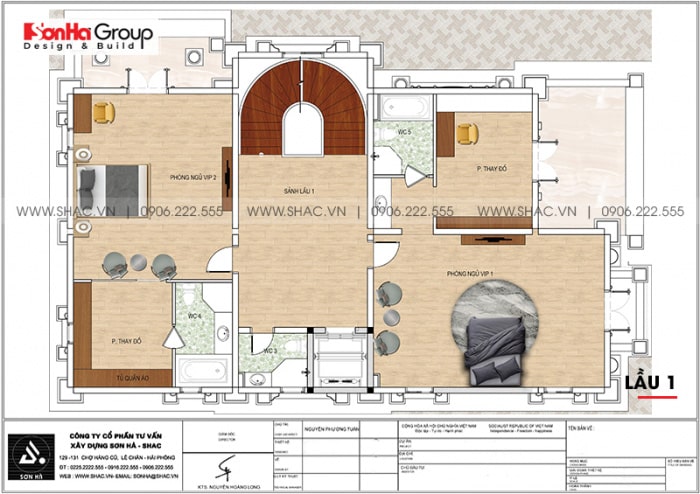 biệt thự 4 tầng Pháp biệt thự 4 tầng Pháp