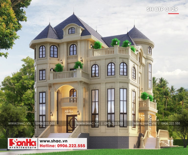 biệt thự 4 tầng Pháp biệt thự 4 tầng Pháp