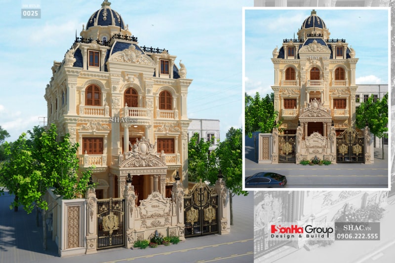 biệt thự 4 tầng Pháp biệt thự 4 tầng Pháp