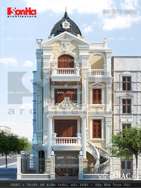 biệt thự 4 tầng Pháp biệt thự 4 tầng Pháp