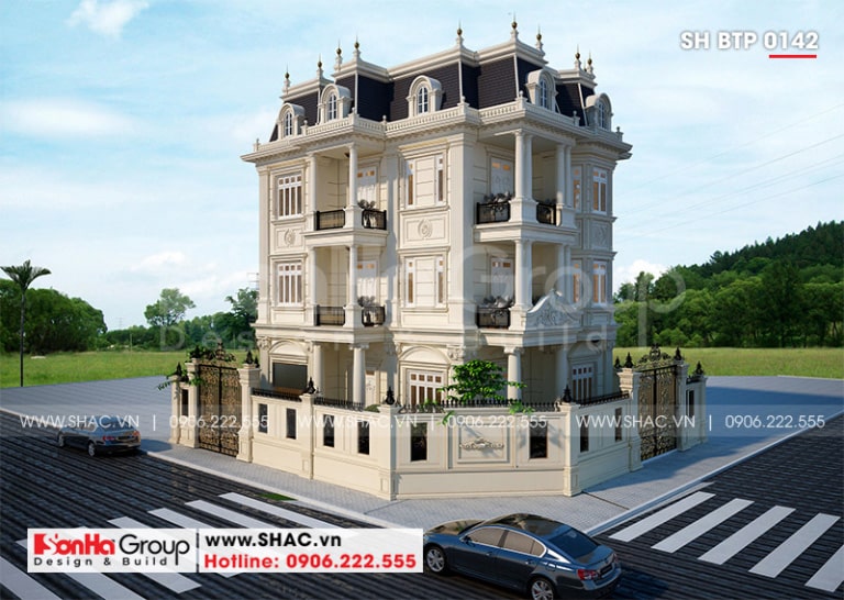 biệt thự 4 tầng Pháp biệt thự 4 tầng Pháp