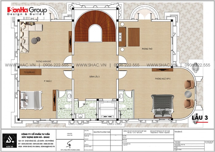 biệt thự 4 tầng Pháp biệt thự 4 tầng Pháp