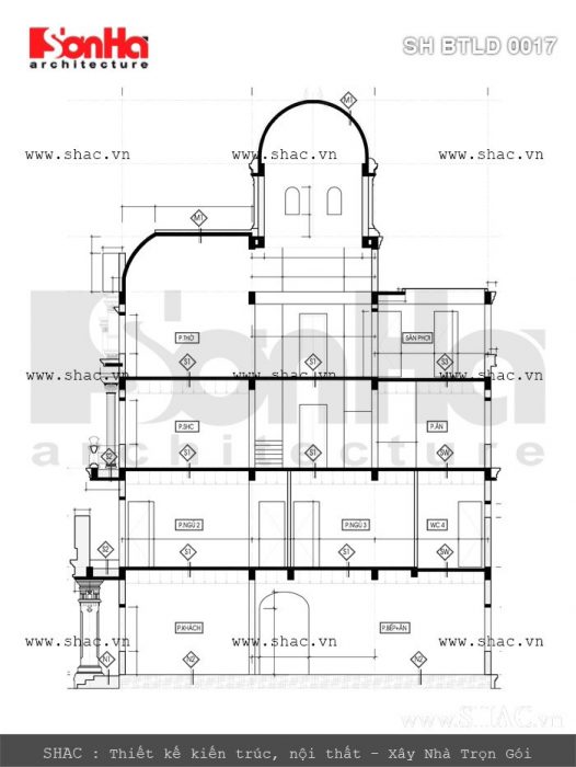 biệt thự 4 tầng Pháp biệt thự 4 tầng Pháp