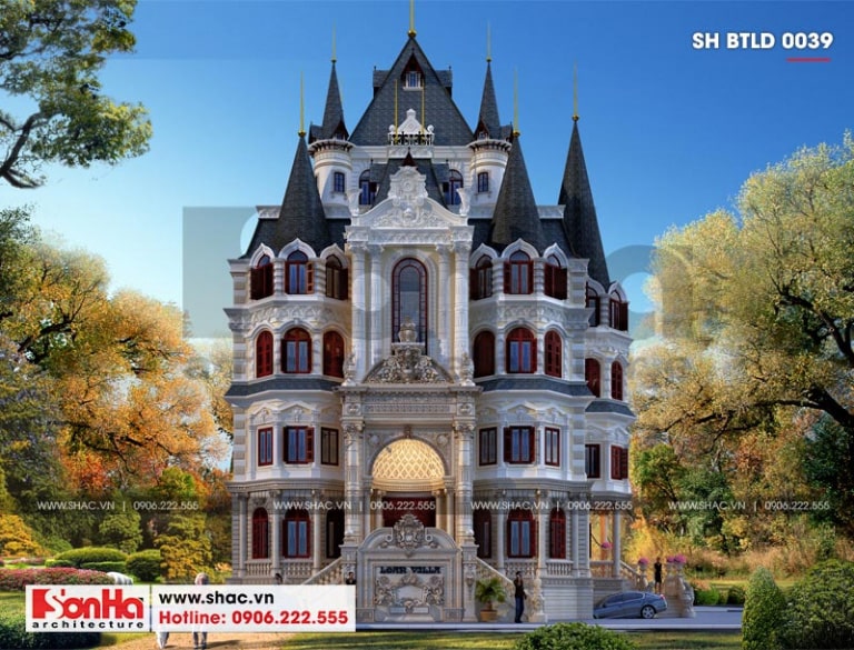 biệt thự 4 tầng Pháp biệt thự 4 tầng Pháp