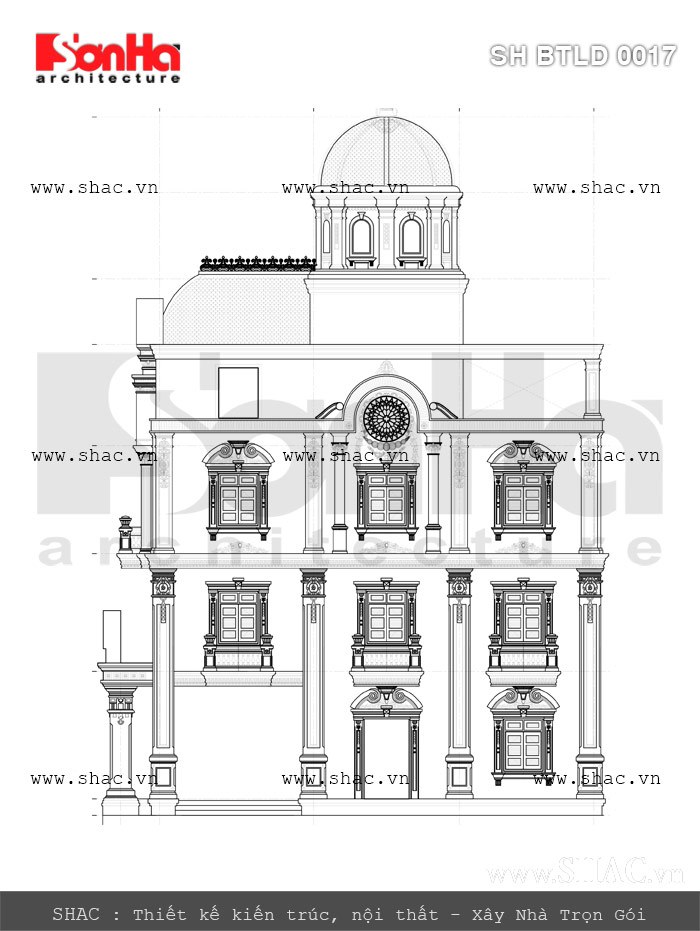 biệt thự 4 tầng Pháp biệt thự 4 tầng Pháp