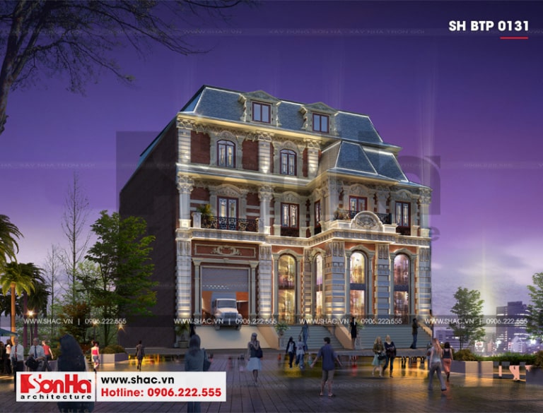 biệt thự 4 tầng Pháp biệt thự 4 tầng Pháp