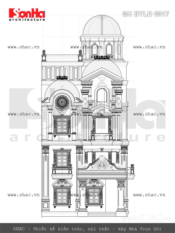 biệt thự 4 tầng Pháp biệt thự 4 tầng Pháp