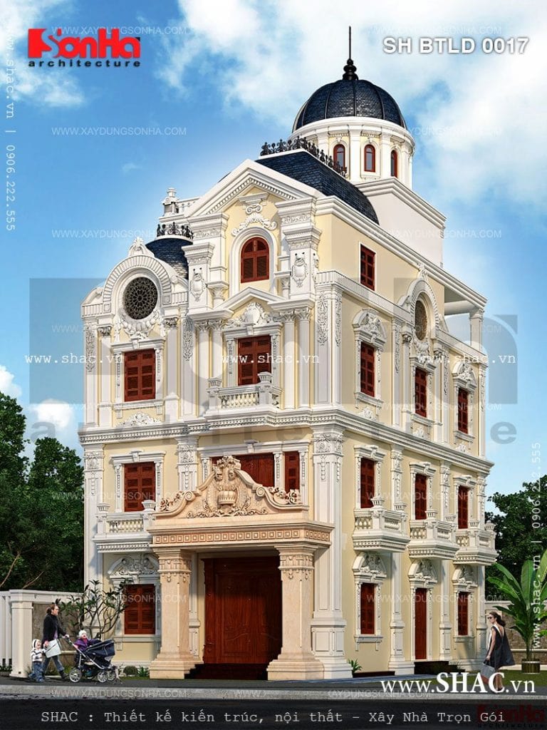 biệt thự 4 tầng Pháp biệt thự 4 tầng Pháp