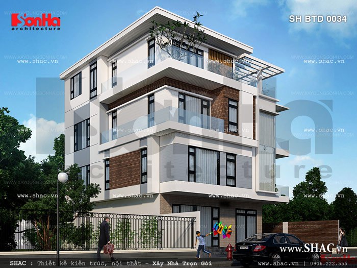 biệt thự 4 tầng Pháp biệt thự 4 tầng Pháp