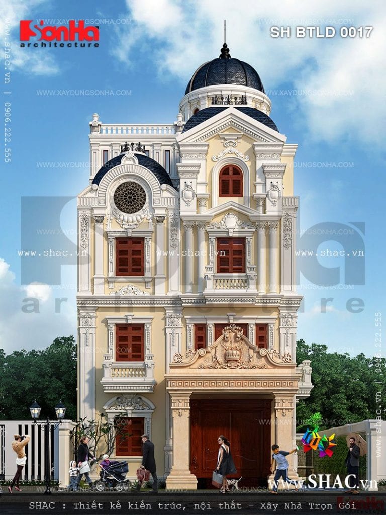 biệt thự 4 tầng Pháp biệt thự 4 tầng Pháp