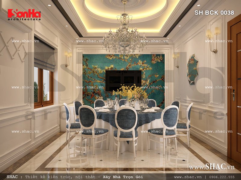 Mẫu nội thất phòng ăn VIP đẹp SH BCK 0038