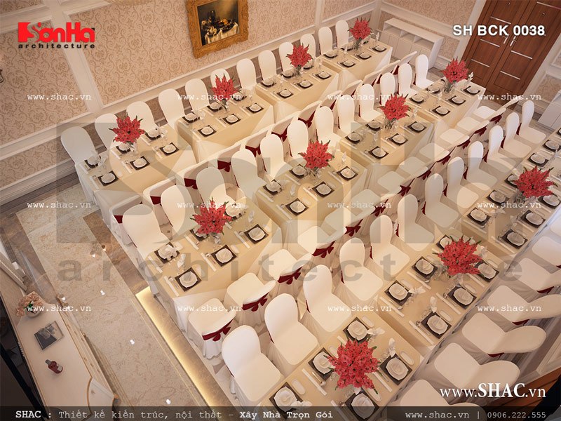 Mẫu nội thất phòng ăn VIP 67 nhà hàng sang trọng SH BCK 0038