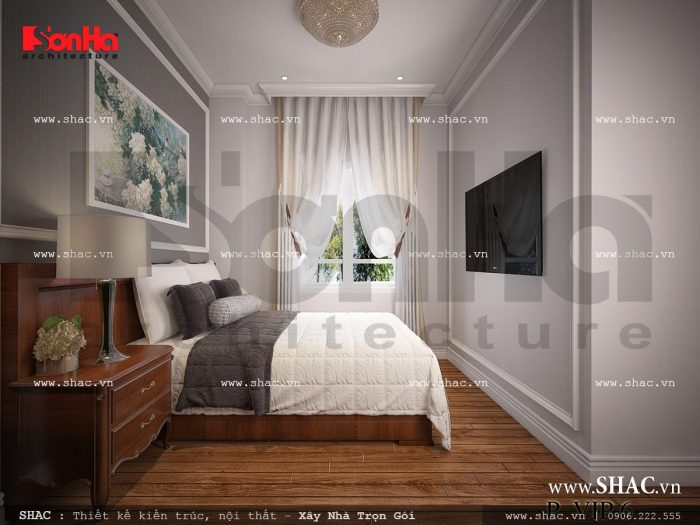 Mẫu nội thất phòng ngủ VIP 6 khách sạn Pháp đẳng cấp sh ks 0026