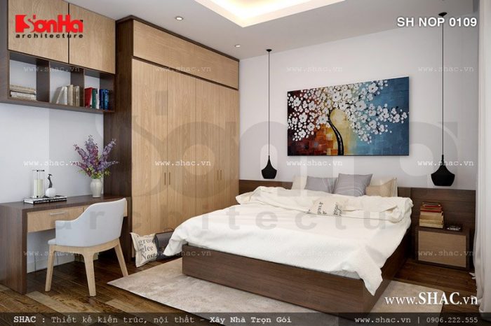 Mẫu phòng ngủ đơn giản sh nop 0109